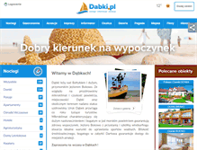 Tablet Screenshot of dabki.pl